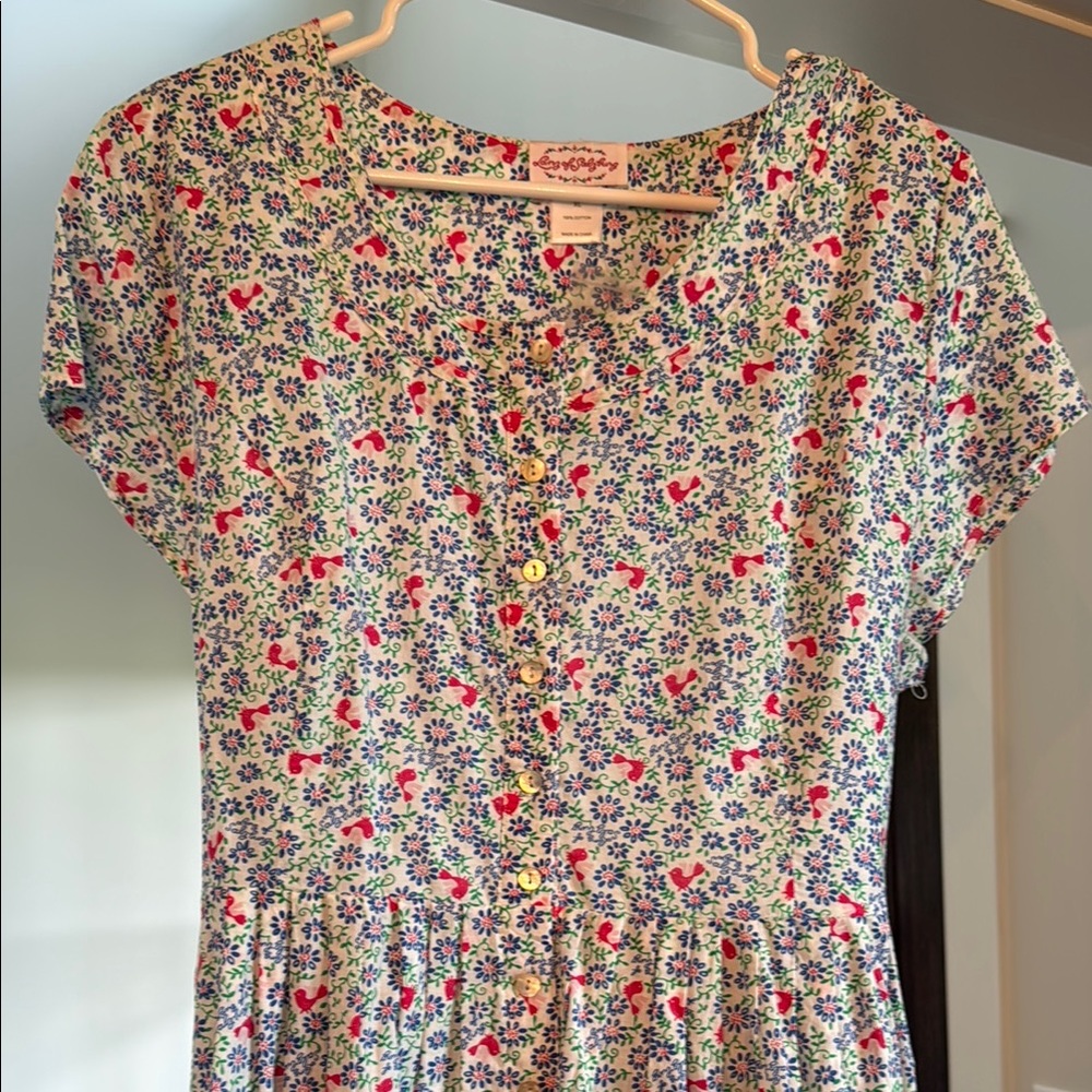 Lanz of Salzburg Printed Maxi Dress